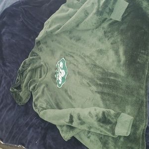 Oversized Fleece Jets Hoodie